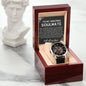 To My Soulmate Watch, Romantic Gift for Your Man, Sentimental Anniversary Gift for Boyfriend, Husband Birthday, Gift for Him 336f