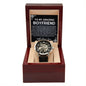 To My Boyfriend Man Watch, Romantic Gift for Your Man, Sentimental Anniversary Gift for Boyfriend, Husband Birthday, Gift for Him 336e