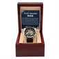 To My Man Watch, Romantic Gift for Your Man, Sentimental Anniversary Gift for Boyfriend, Husband Birthday, Gift for Him 336g