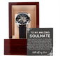To My Soulmate Watch, Romantic Gift for Your Man, Sentimental Anniversary Gift for Boyfriend, Husband Birthday, Gift for Him 336f