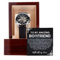 To My Boyfriend Watch, Romantic Gift for Your Man, Sentimental Anniversary Gift for Boyfriend, Husband Birthday, Gift for Him 335e