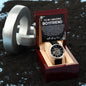 To My Boyfriend Watch, Romantic Gift for Your Man, Sentimental Anniversary Gift for Boyfriend, Husband Birthday, Gift for Him 335e