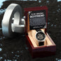 To My Boyfriend Man Watch, Romantic Gift for Your Man, Sentimental Anniversary Gift for Boyfriend, Husband Birthday, Gift for Him 336e
