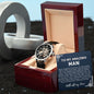 To My Man Watch, Romantic Gift for Your Man, Sentimental Anniversary Gift for Boyfriend, Husband Birthday, Gift for Him 336g