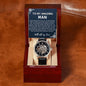 To My Man Watch, Romantic Gift for Your Man, Sentimental Anniversary Gift for Boyfriend, Husband Birthday, Gift for Him 336g