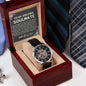 To My Soulmate Watch, Romantic Gift for Your Man, Sentimental Anniversary Gift for Boyfriend, Husband Birthday, Gift for Him 336f