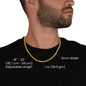 To My Husband Cuban Link Chain, Romantic Gift for Husband, Sentimental Anniversary Gift for Husband, Husband Birthday, Gift for Him 340a