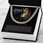 To My Boyfriend Cuban Link Chain, Romantic Gift for Boyfriend, Sentimental Anniversary Gift for Boyfriend, Boyfriend Birthday, Gift for Him 240e