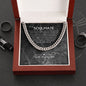 To My Soulmate Chain, Romantic Gift for Soulmate, Sentimental Anniversary Gift for Boyfriend, Husband Birthday, Gift for Him 332f