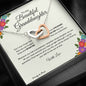Gift for Granddaughter, Christmas Gift for Granddaughter, From Granddad, From Grandmother, Grandchild Gift, Interlocking Heart Necklace. 220a
