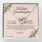 Gift for Granddaughter, Christmas Gift for Granddaughter, From Granddad, From Grandmother, Grandchild Gift, Interlocking Heart Necklace. 220b