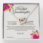 Gift for Granddaughter, Christmas Gift for Granddaughter, From Granddad, From Grandmother, Grandchild Gift, Interlocking Heart Necklace. 220d