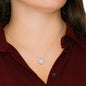 Gift for Mom, Mom's Birthday, Christmas Gift for Mom. Love Knot Necklace. 173d