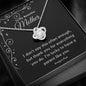 Gift for Mom, Mom's Birthday, Christmas Gift for Mom. Love Knot Necklace. 173c
