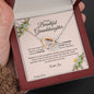 Gift for Granddaughter, Christmas Gift for Granddaughter, From Granddad, From Grandmother, Grandchild Gift, Interlocking Heart Necklace. 220b