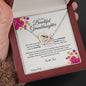 Gift for Granddaughter, Christmas Gift for Granddaughter, From Granddad, From Grandmother, Grandchild Gift, Interlocking Heart Necklace. 220d