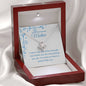 Gift for Mom, Mom's Birthday, Christmas Gift for Mom. Love Knot Necklace. 173d