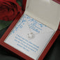Gift for Mom, Mom's Birthday, Christmas Gift for Mom. Love Knot Necklace. 173d