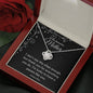 Gift for Mom, Mom's Birthday, Christmas Gift for Mom. Love Knot Necklace. 173c