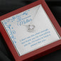 Gift for Mom, Mom's Birthday, Christmas Gift for Mom. Love Knot Necklace. 173d