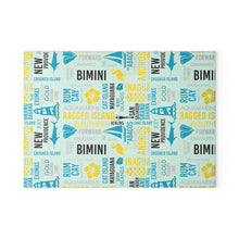 Load image into Gallery viewer, Islands of The Bahamas Glass Cutting Board - 430a