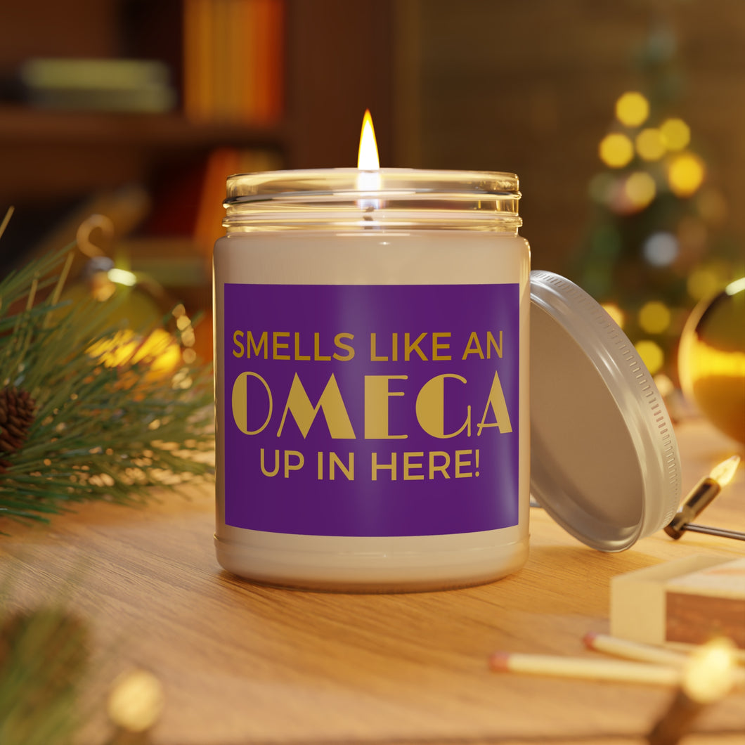 Black Pride Candle| Smella Like Omega | Omega Husband | Omega Boyfriend | Gift for Omega Man | Natural Soy Blend Candle - 481h