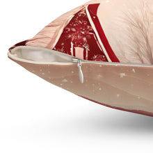 Load image into Gallery viewer, Kappa Pillow, Crimson and Creme, Red  and White - 548a
