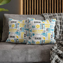 Load image into Gallery viewer, Islands of The Bahamas Pillow Cover - Does not include pillow.
