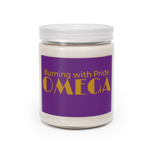 Load image into Gallery viewer, Black Pride Candle| Burning with Pride | Omega Husband | Omega Boyfriend | Gift for Omega Man | Natural Soy Blend Candle - 481c
