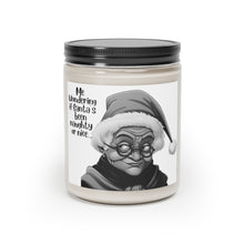 Load image into Gallery viewer, Black Mrs Claus Giving Santa Side Eye, Cinnamon Christmas Candle - 498c
