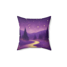 Load image into Gallery viewer, Omega Pillow, Purple and Gold - 547a
