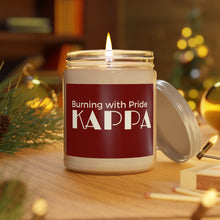 Load image into Gallery viewer, Black Pride Candle| Burning with Pride | Kappa Husband | Kappa Boyfriend | Gift for Kappa Man | Natural Soy Blend Candle - 479c
