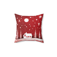 Load image into Gallery viewer, Elephant Pillow, Red and White Pillow - 530a
