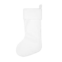 Load image into Gallery viewer, Santa&#39;s Finest Christmas Stocking,  Blue and White Stocking, 554a
