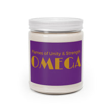 Load image into Gallery viewer, Black Pride Candle| Flames of Unity &amp; Strength | Omega Husband | Omega Boyfriend | Gift for Omega Man | Natural Soy Blend Candle - 481g
