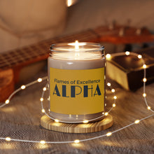 Load image into Gallery viewer, Black Pride Candle | Flames of Excellence | Alpha Husband | Alpha Boyfriend | Gift for Alpha Man | Natural Soy Blend Candle - 482f
