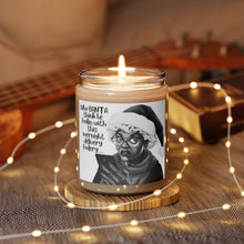 Load image into Gallery viewer, Black Mrs Claus Giving Santa Side Eye, Cinnamon Christmas Candle - 499c

