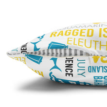 Load image into Gallery viewer, Islands of The Bahamas Pillow Cover - Does not include pillow.
