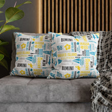 Load image into Gallery viewer, Islands of The Bahamas Pillow Cover - Does not include pillow.
