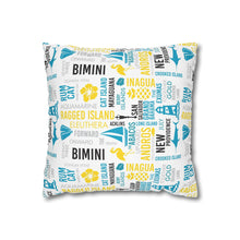 Load image into Gallery viewer, Islands of The Bahamas Pillow Cover - Does not include pillow.
