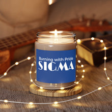 Load image into Gallery viewer, Black Pride Candle| Burning With Pride | Sigma Husband | Sigma Boyfriend | Gift for Sigma Man | Natural Soy Blend Candle - 480c
