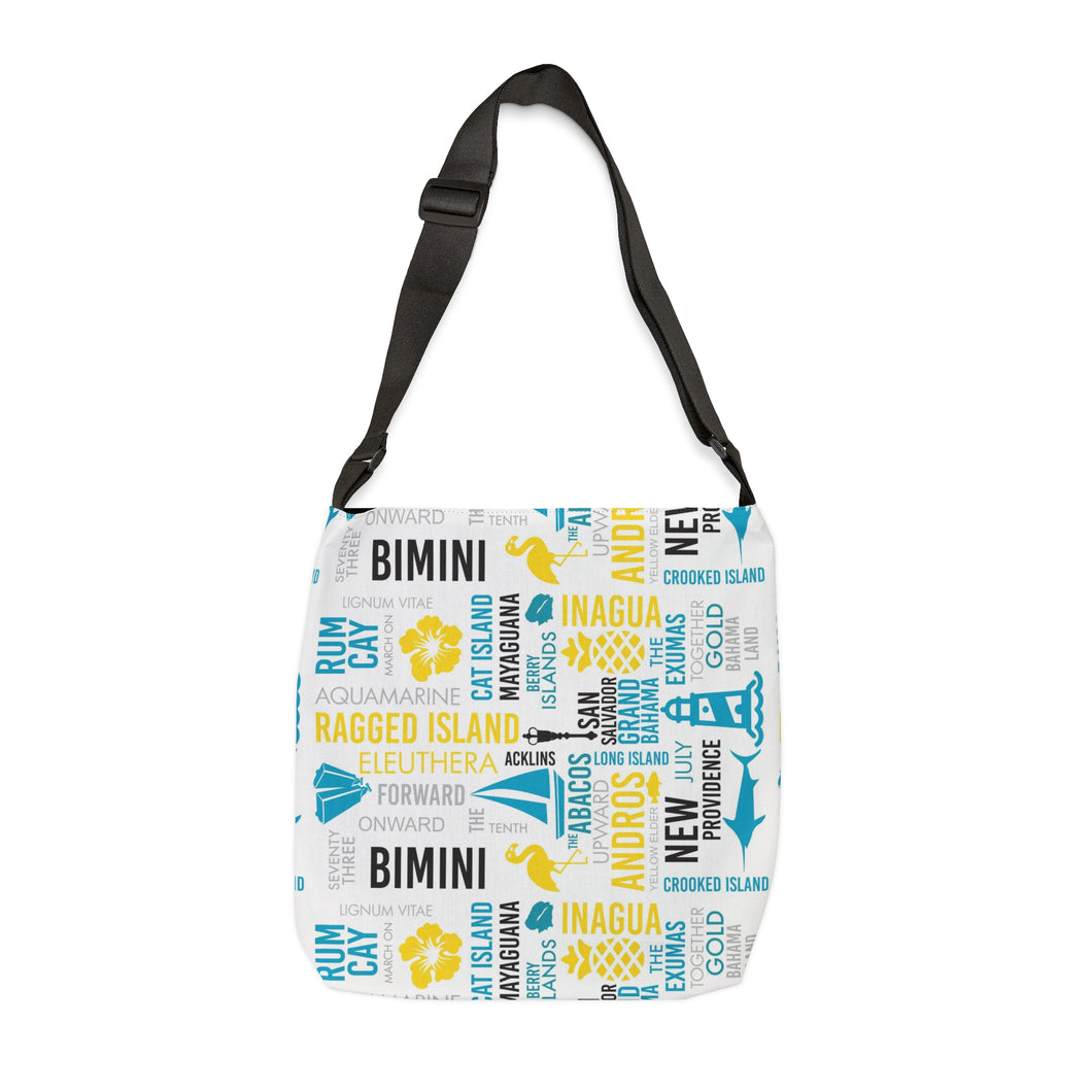 Islands of The Bahamas Adjustable Tote Bag - 421d