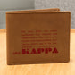 Gift for Kappa Son, Leather Wallet, To My Son, Birthday Gift for Son, Gift from Mom to Son - 487d