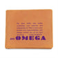 Gift for Omega Son, Leather Wallet, To My Son, Birthday Gift for Son, Gift from Mom to Son - 489d