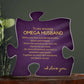 Gift for Omega Husband, Birthday Gift for Husband, Anniversary Gift for Omega, Father's Day Gift for Omega Husband Puzzle Plaque - 456d