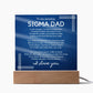 Gift for Sigma Dad, Birthday Gift for Dad, Gift for Sigma Dad, Father's Day Gift for Sigma Dad, Acrylic Plaque - 448e